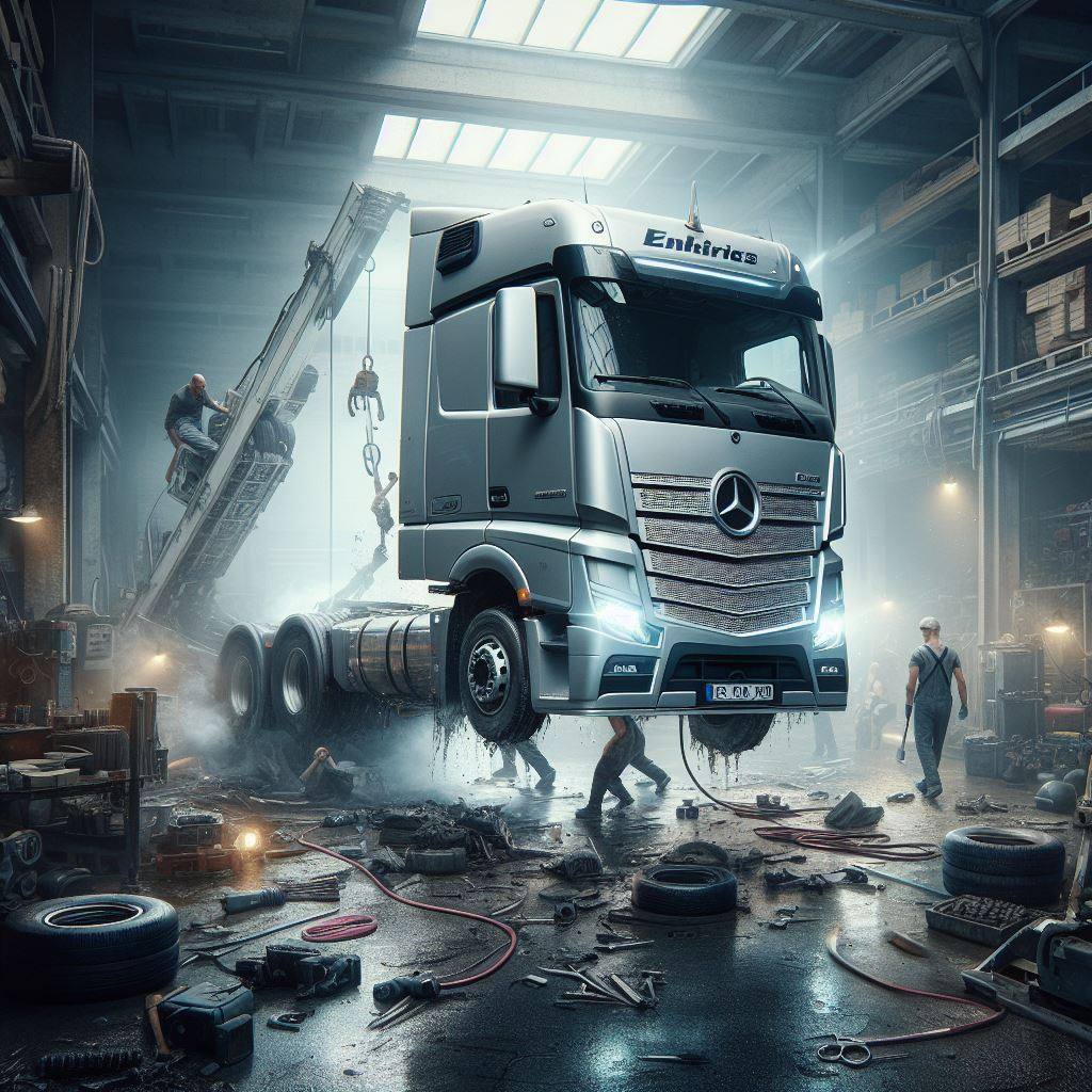 Profesionální servis nákladních vozů Mercedes-Benz - opravy motorů, převodovek, elektroinstalací a brzdových soustav ve Velešovicích